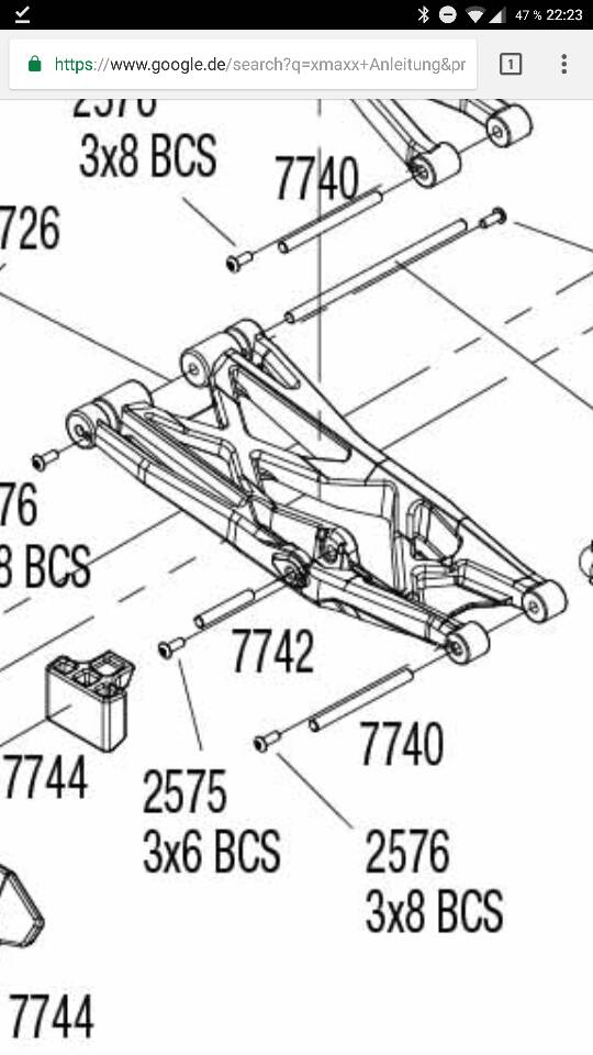 Traxxas 5331 Querlenker-Set – Oberer & Unterer Querlenker (rechts Vorne) – Original-Ersatzteil Für RTR-Modelle – Maximale Performance