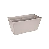 Elho Loft Urban Terrace Rollen 70 - �bertopf - Warmes Grau - Drau�en  - L 34.8 x W 69.4 x H 32.1 cm