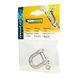 Windhager D-Sch�kel, Edelstahl, Zubeh�r f�r Sonnensegel (1 St�ck)