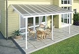 Palram Feria Terrassen�berdachung, wei�, 546 x 295 x 305 cm