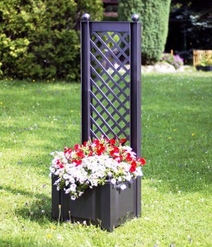 Pflanzkasten klein mit Spalier 43 cm �anthrazit� (1 St�ck)