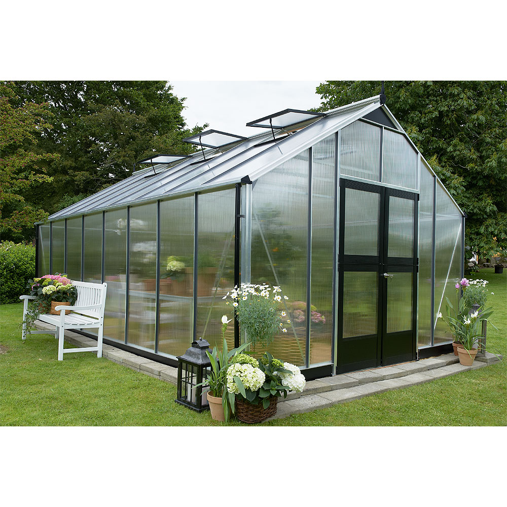 Juliana Gew�chshaus G�rtner 21,4 m�, Doppelstegplatten 10 mm