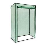 Relaxdays Gew�chshaus f�r Tomaten 150 x 100 x 50 cm HxBxT, Schr�gdach Foliengew�chshaus mit PE Gitterfolie, gr�n