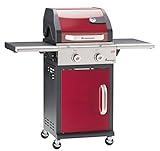 Landmann Triton 2.0 PTS Gasgrill, Silber/Burgund, 57 x 123 x 121 cm