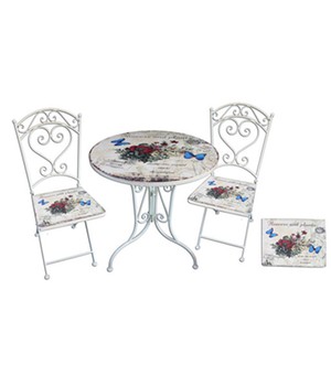 Bistro-Set �FLORAL� (3er-Set)
