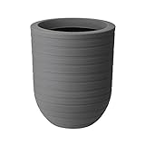 Elho Allure Ribbon High 43 - Blumentopf - Mineral Clay - Drinnen & Drau�en  - � 43.1 x H 53.3 cm