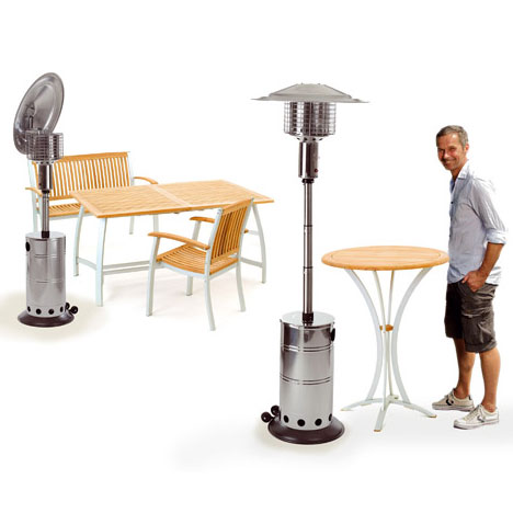 Landmann Edelstahl Teleskop Heizstrahler