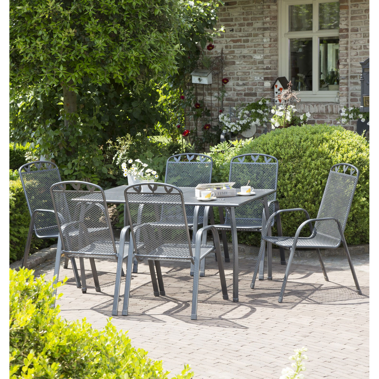 Greemotion Gartentischgruppe Toulouse 7-teilig Variante 1