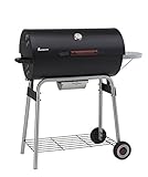 Landmann Holzkohle - Grillwagen black taurus, 660, Schwarz, 49 x 104 x 104 cm