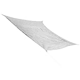 Corasol COR10SQ36-SG Premium Sonnensegel 3,6 x 3,6 m, quadratisch, silbergrau