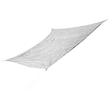 Corasol COR10SQ3-SG Premium Sonnensegel 3 x 3m, quadratisch, silbergrau