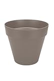 Elho Pflanzgef�� loft urban rund, 30 cm, taupe
