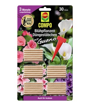 COMPO� Bl�hpflanzen D�ngest�bchen mit Guano (30 St�ck)