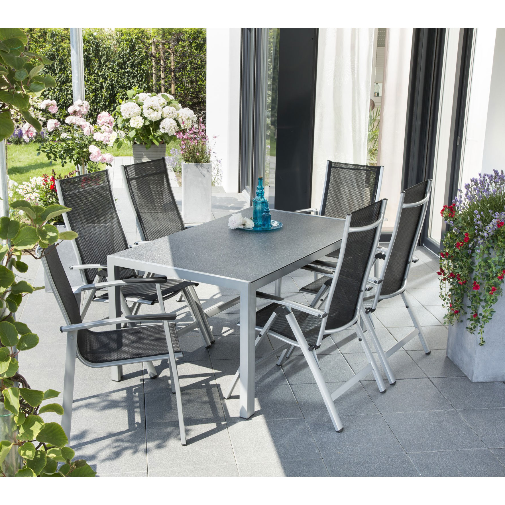 Greemotion Gartentischgruppe Monza 7-teilig