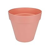 Elho Loft Urban Rund 30 - Blumentopf - Pfirsich - Drau�en  - � 29 x H 26.2 cm