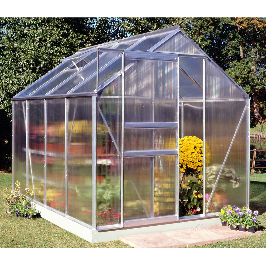 Juliana Halls Popular 86 Gew�chshaus mit 4 mm Doppelstegplatte - 5 qm