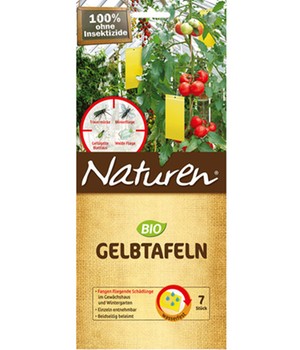 Celaflor Naturen Gelbtafeln,Gew�chshaus,Wintergarten, wei�e Fliege, Minierfliege