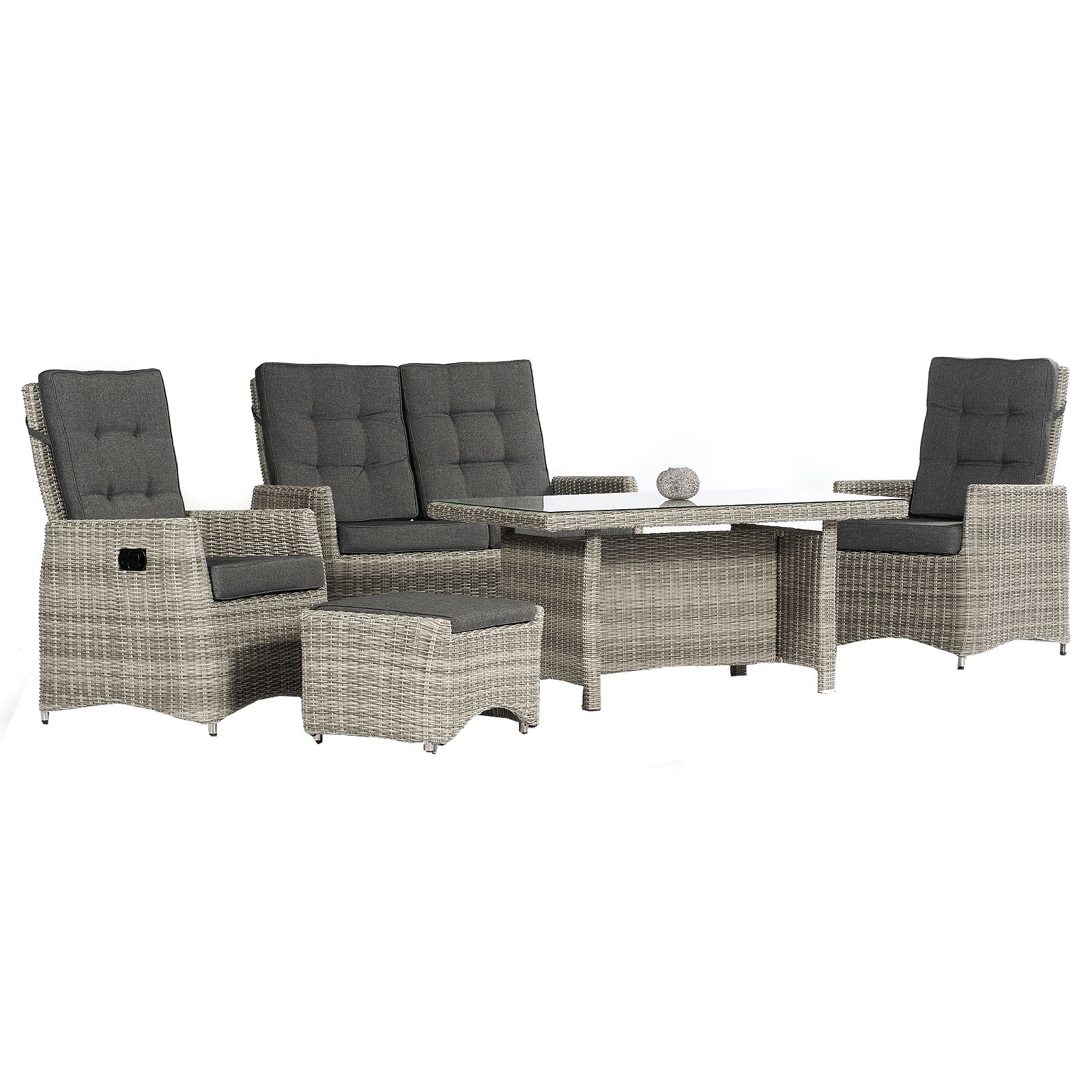 Sunny Smart Roseville 5-teilige Loungegruppe inkl. Kissen