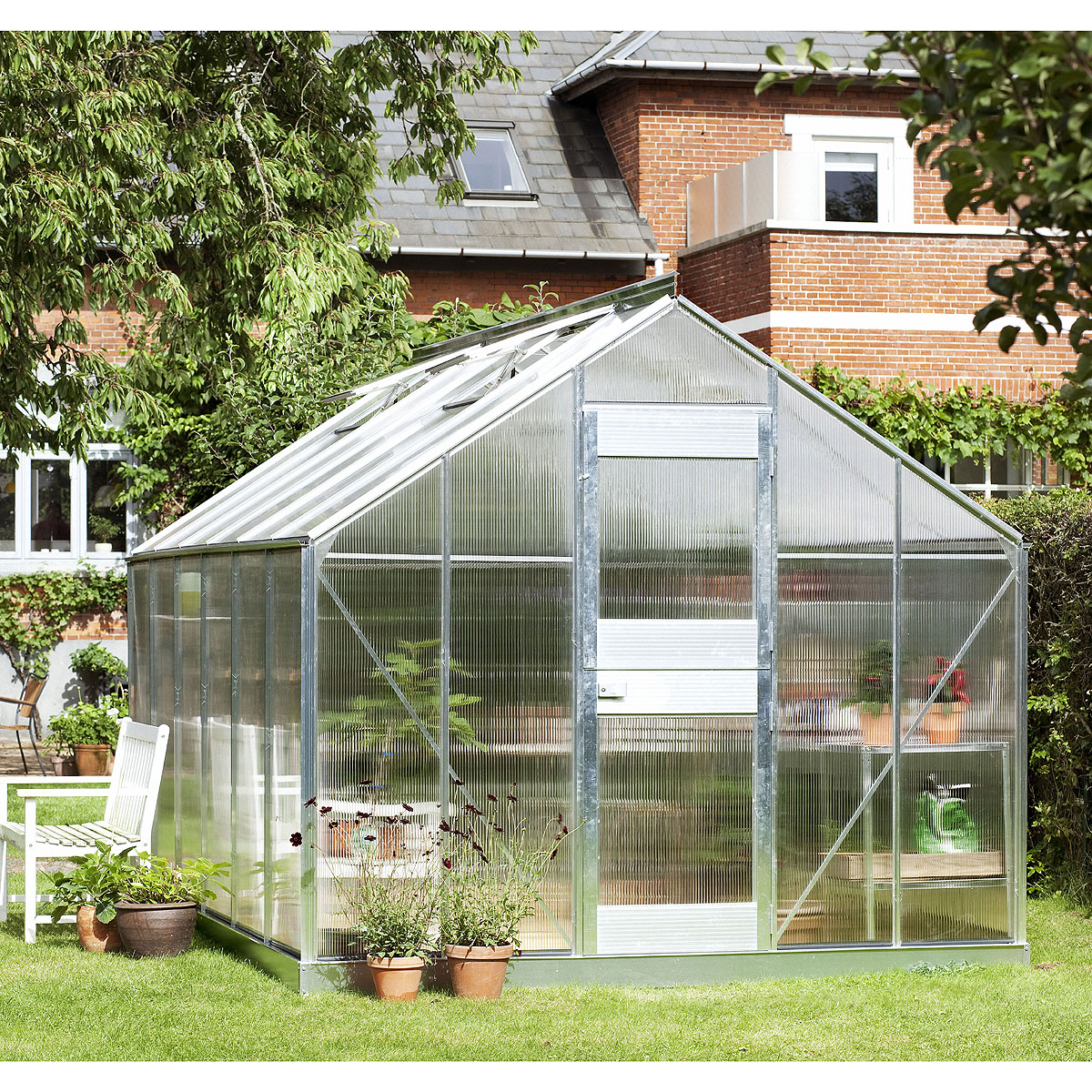 Juliana Gew�chshaus Junior 12,1 - 6 mm Stegdoppelplatten