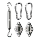 Corasol COR19SET2 Montageset No.2 f�r 3-Eck Sonnensegel, V2A