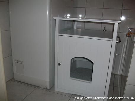 Schrank für Katzentoilette - Zubehör - Katzenforum- MietzMietz das