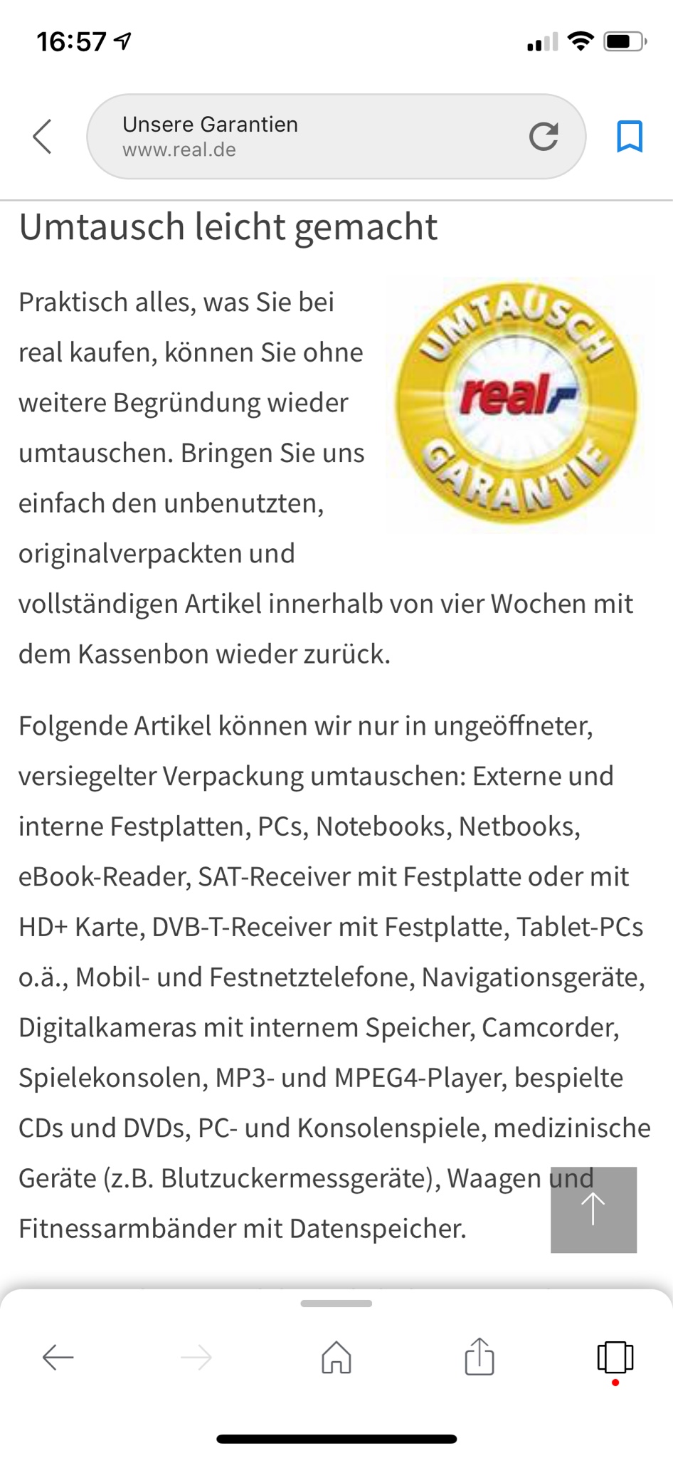 Www.Real.De/Kundenservice Www.Real.De/Kundenservice
