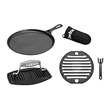 JIM BEAM Gusseisernes Grillrost 5-in-1 Set JB0184