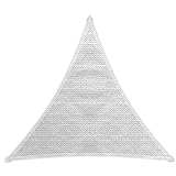 Windhager Sonnensegel, Sonnenschutz, Sunsail ADRIA Dreieck 5 x 5 x 5 m (gleichschenkelig), UV-Schutz, witterungsbest�ndig und atmungsaktiv, WEISS, 10977