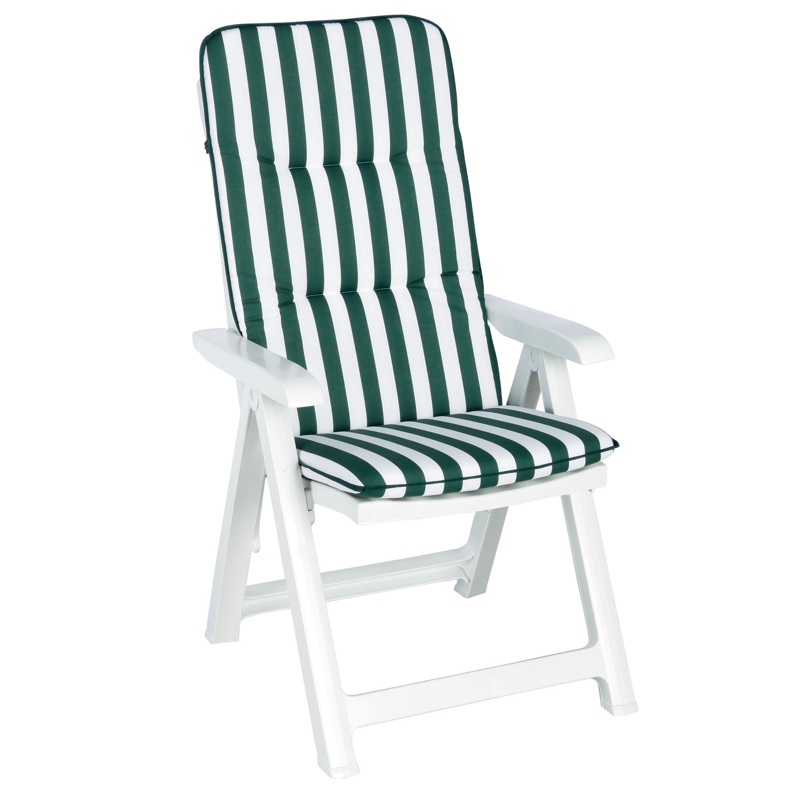 Best Klappsessel Santiago weiss inklusive Auflage im Design 0269