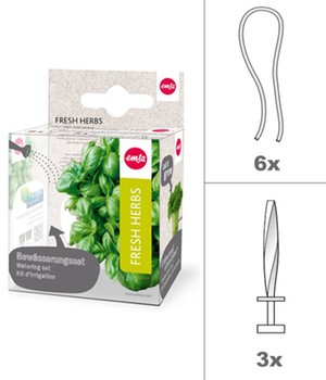 EMSA� Kr�utertopf Fresh Herbs Ersatzdocht & -halter (1 Set)