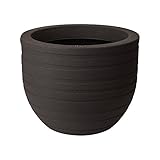 Elho Allure Ribbon 47 - Blumentopf - Bark Brown - Drinnen & Drau�en  - � 46.8 x H 37.6 cm