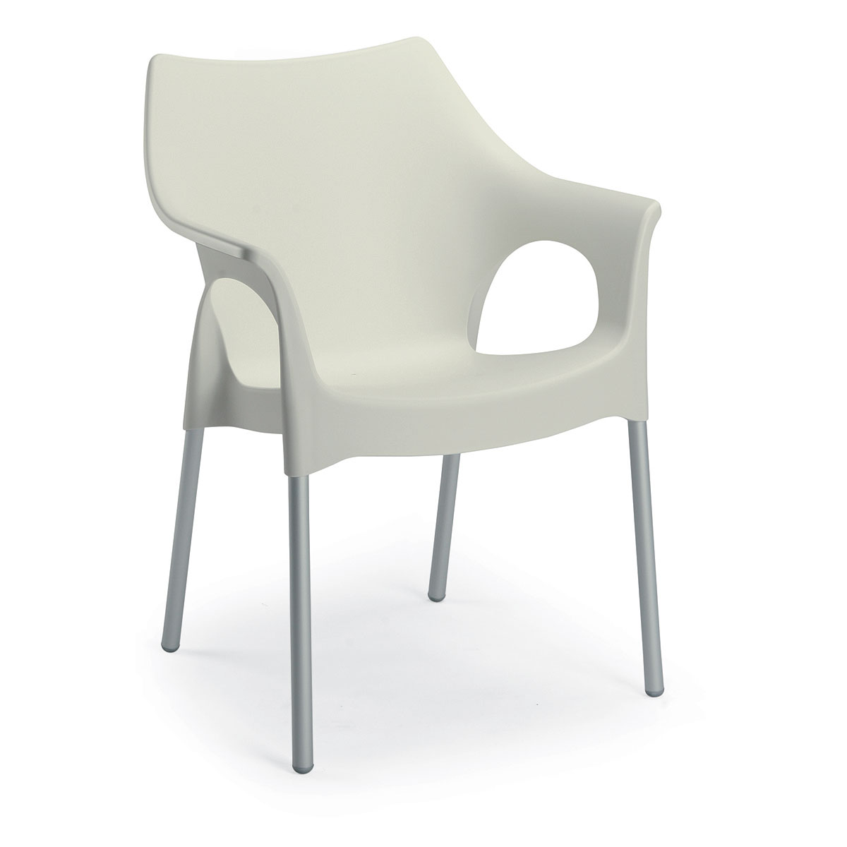 Best Gartenstuhl Vegas elfenbein stapelbar