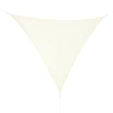 Corasol COR11TR36-CW Premium Sonnensegel 3,6 x 3,6 x 3,6 m, dreieckig, wasserabweisend, cremewei�