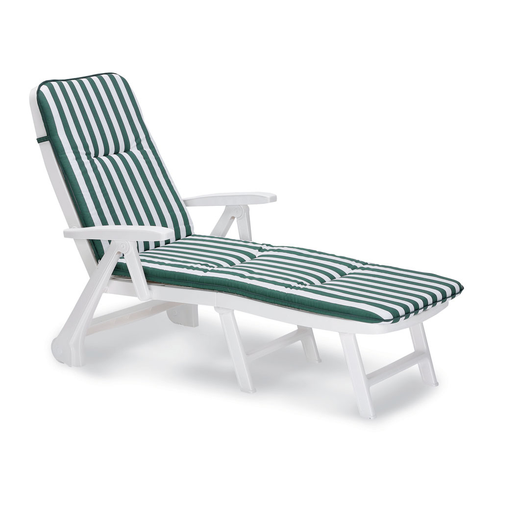 Best Rolliege Charleston weiss inklusive Polster im Design 0269