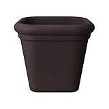 Elho Allure Doppio Square 47 - Blumentopf - Bark Brown - Drinnen & Drau�en  - � 47.1 x H 42.4 cm
