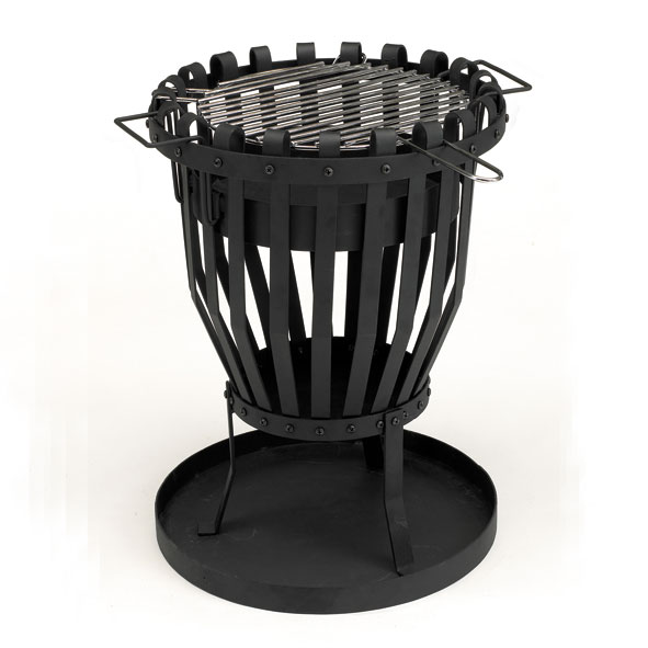 Feuerkorb mit Grilleinsatz, massive Ausf�hrung