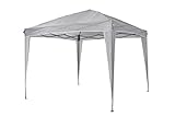 Tepro Belize grau 3x3 Faltpavillon Pavillon Anthrazit, 300x300x283 cm