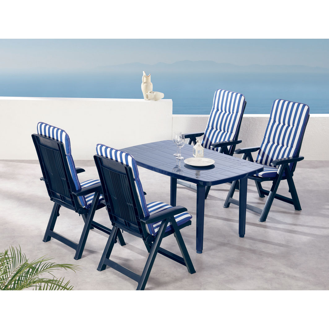 Best 9-teiliges Komplett-Set Santiago in blau, Dessin 0268