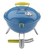 Landmann Holzkohle - Kugelgrill Piccolino, azur, 38 x 38 x 41 cm
