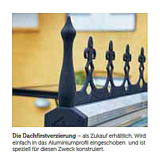 Juliana Dachfirstverzierung Compact 6,6