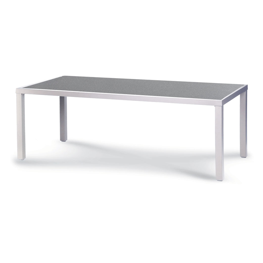 Best Gartentisch Novelle Aluminium 160x96 cm silber