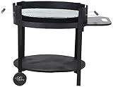 Tepro Chill&Grill Holzkohlengrill Zusammenbau OHNE Schrauben Calypso, Schwarz