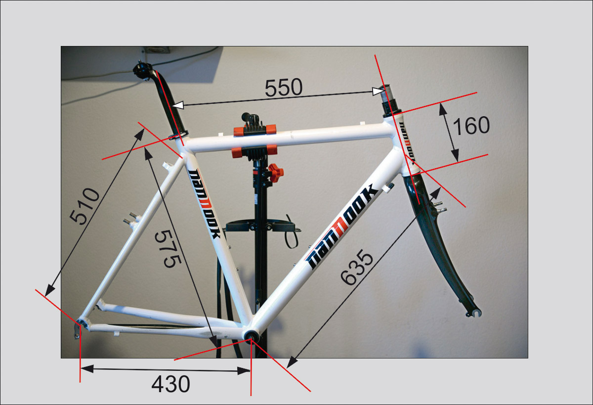 fahrrad radstand messen