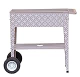 Herstera 08928403 Hochbeet Barcelona Taupe 35 x 75 x 80 cm