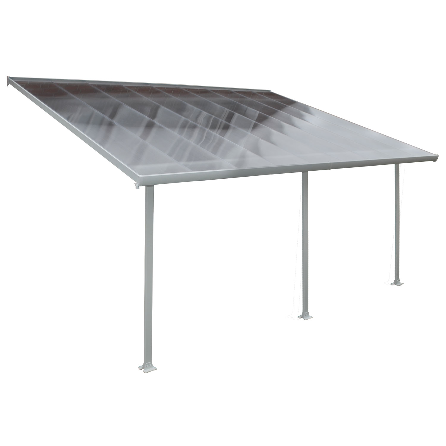 Terrassendach 387 x 425 Wei�