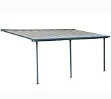 Hochwertige Aluminium Terrassen�berdachung, Terrassendach 300x610 cm (TxB) - grau