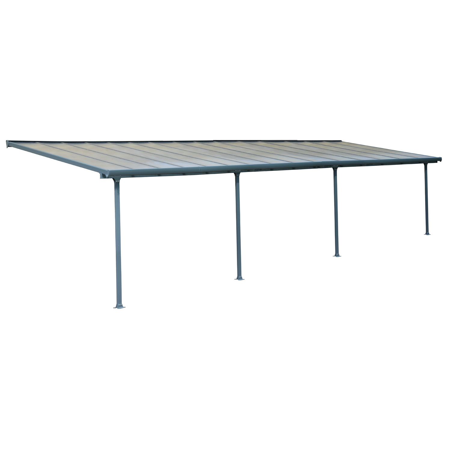 Terrassendach 295 x 915 Grau