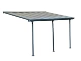 Palram Feria Terrassen�berdachung Grau 425x295x305 cm