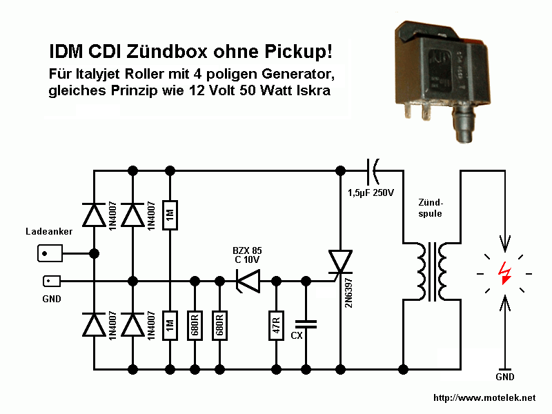 Wie funktioniert eine CDI - RollerTuningPage | Roller ...