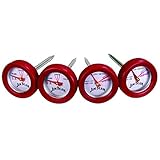 Jim Beam Grillbesteck / Grillzubeh�r Minithermometer Set, 4 tlg.